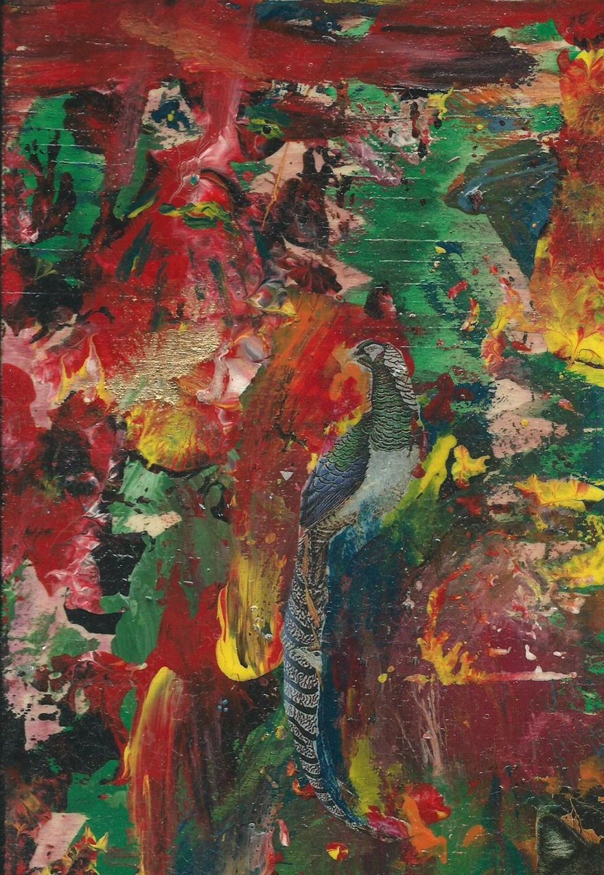 CAMOUFLAGE  10X15'' ACRYLIC ON BOARD
