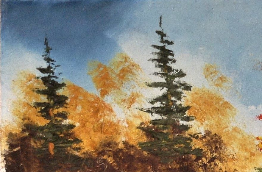 RICHARD FLY FISHING  24 X36',  ACRYLIC