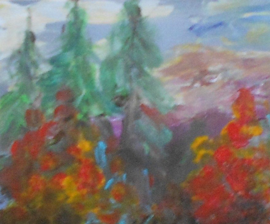 MORNING FOG  20X24''   ACRYLIC