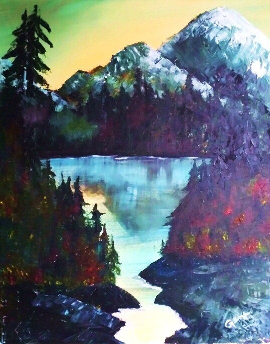 LAKE LOUISE  20X24''  ACRYLIC