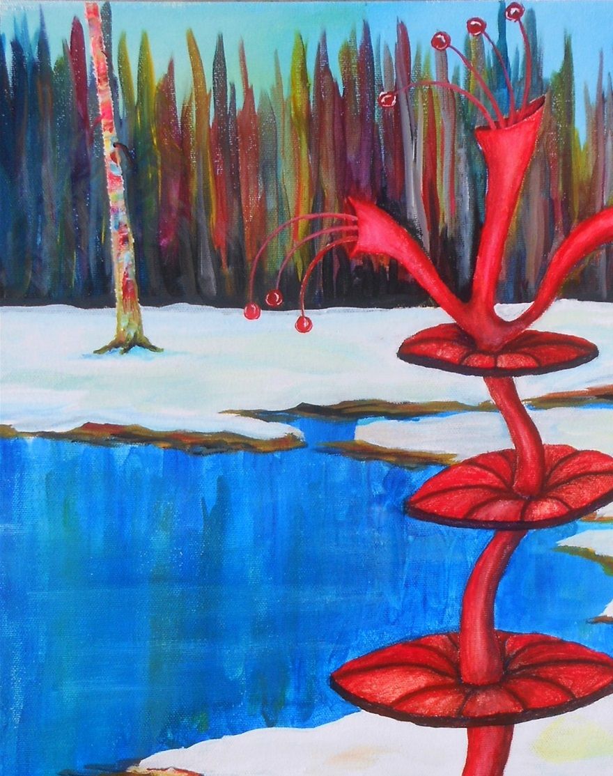 DISC TREE----20X24''   ACRYLIC