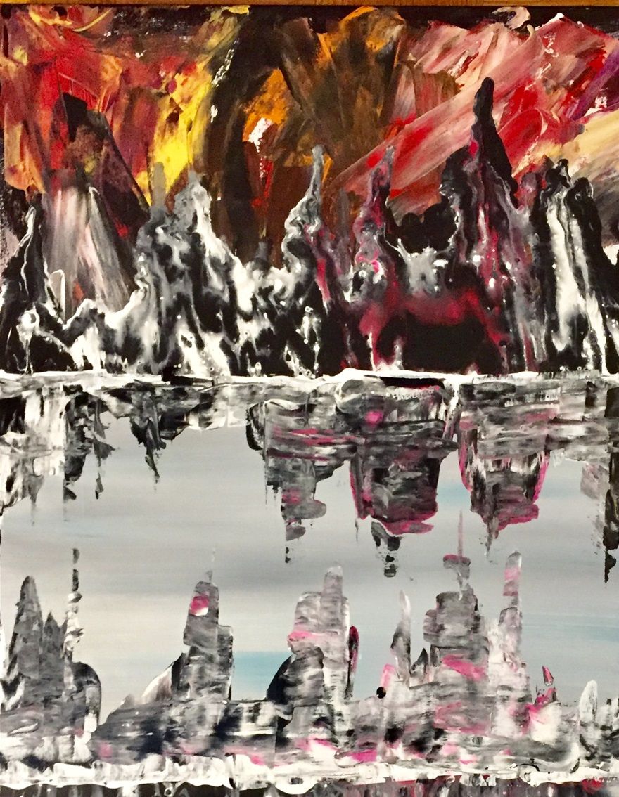 MIRAGE  24X30''  ACRYLIC